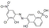 6-[(3-chloro-2-hydroxy-5-nitrophenyl)azo]-5-hydroxynaphthalene-1-sulphonic acid CAS#: 83784-14-9