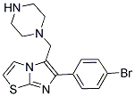 6-(4-BROMO-PHENYL)-5-PIPERAZIN-1-YLMETHYL-IMIDAZO-[2,1-B]THIAZOLE CAS#: 824413-87-8