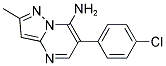 6-(4-CHLOROPHENYL)-2-METHYLPYRAZOLO[1,5-A]PYRIMIDIN-7-AMINE CAS#: 85841-04-9