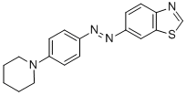 6-(4-N-piperidinylphenyl)azobenzothiazole CAS#: 84713-38-2
