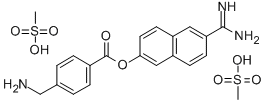 6-Amidino-2-naphthyl-4-aminomethylbenzoate dimethanesulfonate CAS#: 82956-02-3