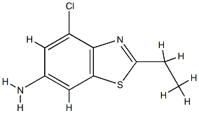 6-Benzothiazolamine,4-chloro-2-ethyl-(9CI) CAS#: 83386-04-3