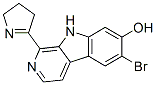 6-Bromo-1-(3,4-dihydro-2H-pyrrol-5-yl)-9H-pyrido[3,4-b]indol-7-ol CAS#: 88704-49-8