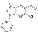 6-CHLORO-3-METHYL-1-PHENYL-1H-PYRAZOLO[3,4-B]PYRIDINE-5-CARBALDEHYDE CAS#: 81933-75-7