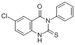 6-CHLORO-3-PHENYL-2-THIOXO-2,3-DIHYDRO-4(1H)-QUINAZOLINONE CAS#: 84772-27-0