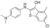 6-Chloro-2-[(4-dimethylaminophenyl)amino]-4-methylbenzo[b]thiophen-3-ol CAS#: 83929-41-3