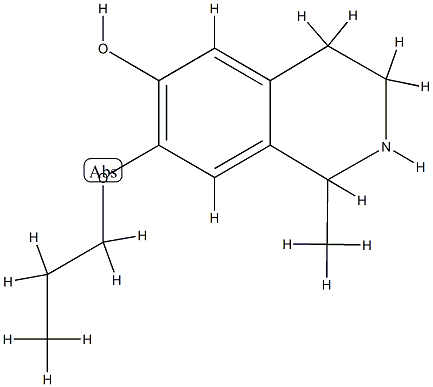 6-Isoquinolinol,1,2,3,4-tetrahydro-1-methyl-7-propoxy-(9CI) CAS#: 805952-43-6