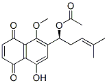 (-)-6-[(S)-1-Acetoxy-4-methyl-3-pentenyl]-8-hydroxy-5-methoxy-1,4-naphthalenedione CAS#: 80348-65-8