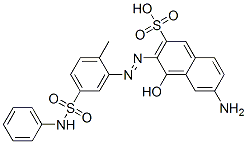 6-amino-3-[[5-anilinosulphonyl-2-methylphenyl]azo]-4-hydroxynaphthalene-2-sulphonic acid CAS#: 85409-54-7