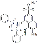 6-amino-4-hydroxy-5-[[2-[[(phenylsulphonyl)amino]sulphonyl]phenyl]azo]naphthalene-2-sulphonic acid, sodium salt CAS#: 83027-49-0