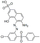6-amino-5-[[5-chloro-2-[(p-tolyl)sulphonyl]phenyl]azo]-4-hydroxynaphthalene-2-sulphonic acid CAS#: 85480-79-1