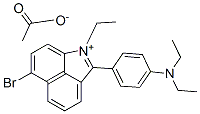 6-bromo-2-[4-(diethylamino)phenyl]-1-ethylbenz[cd]indolium acetate CAS#: 83950-28-1
