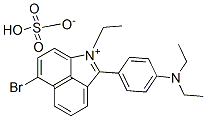 6-bromo-2-[4-(diethylamino)phenyl]-1-ethylbenz[cd]indolium hydrogen sulphate CAS#: 85283-89-2