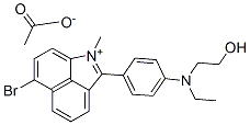 6-bromo-2-[4-[ethyl(2-hydroxyethyl)amino]phenyl]-1-methylbenz[cd]indolium acetate CAS#: 83270-34-2