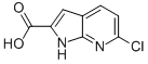 6-chloro-1H-pyrrolo[2,3-b]pyridine-2-carboxylic acid CAS#: 800402-07-7