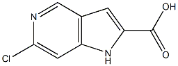 6-chloro-1H-pyrrolo[3,2-c]pyridine-2-carboxylic acid CAS#: 800401-54-1