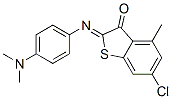 6-chloro-2-[[4-(dimethylamino)phenyl]imino]-4-methylbenzo[b]thiophene-3(2H)-one CAS#: 85169-26-2