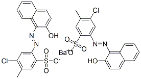 6-chloro-4-[(2-hydroxy-1-naphthyl)azo]toluene-3-sulphonic acid, barium salt CAS#: 84030-33-1