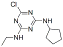 6-chloro-N-cyclopentyl-N'-ethyl-1,3,5-triazine-2,4-diamine CAS#: 84712-73-2