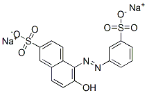 6-hydroxy-5-[(3-sulphophenyl)azo]naphthalene-2-sulphonic acid, sodium salt CAS#: 85283-70-1