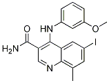 6-iodo-4-(3-MethoxyphenylaMino)-8-Methylquinoline-3-carboxaMide CAS#: 801315-47-9