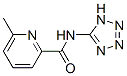 6-methyl-N-(1H-tetrazol-5-yl)-2-pyridinecarboxamide CAS#: 83282-08-0