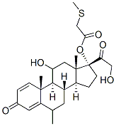 6-methylprednisolone 17-(methylthio)acetate CAS#: 89472-50-4