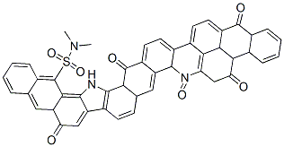 6,7,12,19,20,25-hexahydro-N,N-dimethyl-5,7,12,20,25-pentaoxo-5H-anthra[2,1,9-mna]naphth[2'',3'':6',7']indolo[2',3':5,6]naphth[2,3-h]acridine-18-sulphonamide CAS#: 83721-64-6