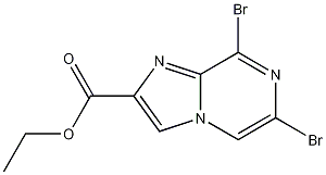 6,8-Dibromo-imidazo[1,2-a]pyrazine-2-carboxylic acid ethyl ester CAS#: 87597-21-5
