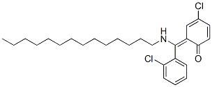(6E)-4-chloro-6-[(2-chlorophenyl)-(tetradecylamino)methylidene]cyclohe xa-2,4-dien-1-one CAS#: 80018-20-8