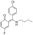 (6E)-6-[butylamino-(4-chlorophenyl)methylidene]-4-fluoro-cyclohexa-2,4 -dien-1-one CAS#: 80018-42-4