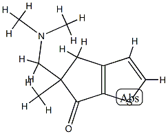 6H-Cyclopenta[b]thiophen-6-one,5-[(dimethylamino)methyl]-4,5-dihydro-5-methyl-(9CI) CAS#: 804434-80-8