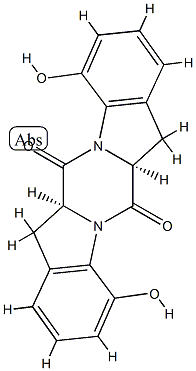 [6aS,13aS]-6a,7,13a,14-Tetrahydro-4,11-dihydroxy-6H,13H-pyrazino[1,2-a:4,5-a']diindole-6,13-dione CAS#: 82220-76-6