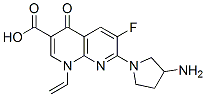 7-(3-aminopyrrolidin-1-yl)-1-ethenyl-6-fluoro-4-oxo-1,8-naphthyridine- 3-carboxylic acid CAS#: 84424-09-9