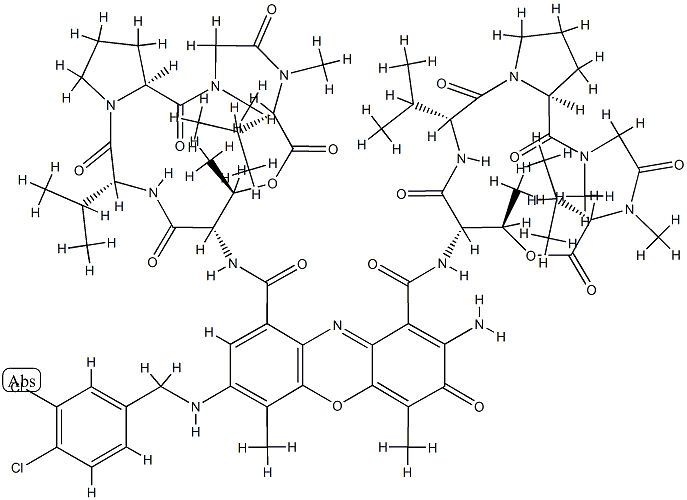 7-[(3,4-Dichlorobenzyl)amino]actinomycin D CAS#: 84174-12-9