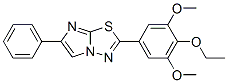 7-(4-ethoxy-3,5-dimethoxy-phenyl)-3-phenyl-6-thia-1,4,8-triazabicyclo[ 3.3.0]octa-2,4,7-triene CAS#: 83796-53-6