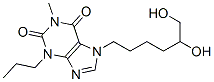 7-(5,6-dihydroxyhexyl)-1-methyl-3-propyl-purine-2,6-dione CAS#: 86257-34-3