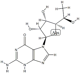 7-(6'-deoxy-beta-D-allofuranosyl)guanine CAS#: 85421-88-1
