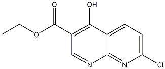 7-Chloro-4-hydroxy-[1,8]naphthyridine-3-carboxylic acid ethyl ester CAS#: 83785-66-4