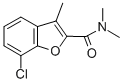 7-Chloro-N,N,3-trimethyl-2-benzofurancarboxamide CAS#: 81718-68-5