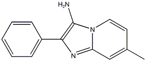 7-METHYL-2-PHENYLIMIDAZO[1,2-A]PYRIDIN-3-AMINE CAS#: 89185-45-5