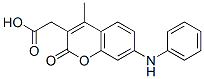 7-anilino-4-methylcoumarin-3-acetic acid CAS#: 82412-16-6