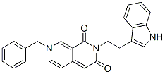 7-benzyl-2-[2-(1H-indol-3-yl)ethyl]-2,7-naphthyridine-1,3-dione CAS#: 89651-72-9