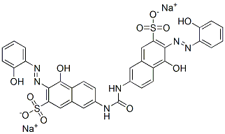 7,7'-(Carbonyldiimino)bis[4-hydroxy-3-[(2-hydroxyphenyl)azo]-2-naphthalenesulfonic acid]disodium salt CAS#: 82944-44-3