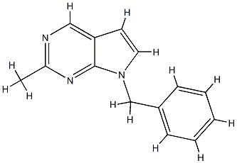 7H-Pyrrolo[2,3-d]pyrimidine,7-benzyl-2-methyl-(8CI) CAS#: 803611-37-2
