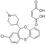 8-Chloro-6-(1-methyl-4-piperidyl)-6H-dibenz(b,e)-1,4-oxathiepin hydrog en maleate CAS#: 83986-04-3