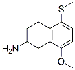 8-Methoxy-5-(methylthio)-2-tetralinamine CAS#: 81998-18-7