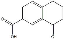 8-OXO-5,6,7,8-TETRAHYDRO-NAPHTHALENE-2-CARBOXYLIC ACID CAS#: 89781-52-2