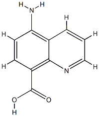8-Quinolinecarboxylicacid,5-amino-(9CI) CAS#: 80690-06-8