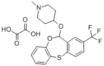 8-Trifluoromethyl-6-(1-methyl-4-piperidyl)-6H-dibenz(b,e)-1,4-oxathiep in hydrogen oxalate CAS#: 83986-20-3